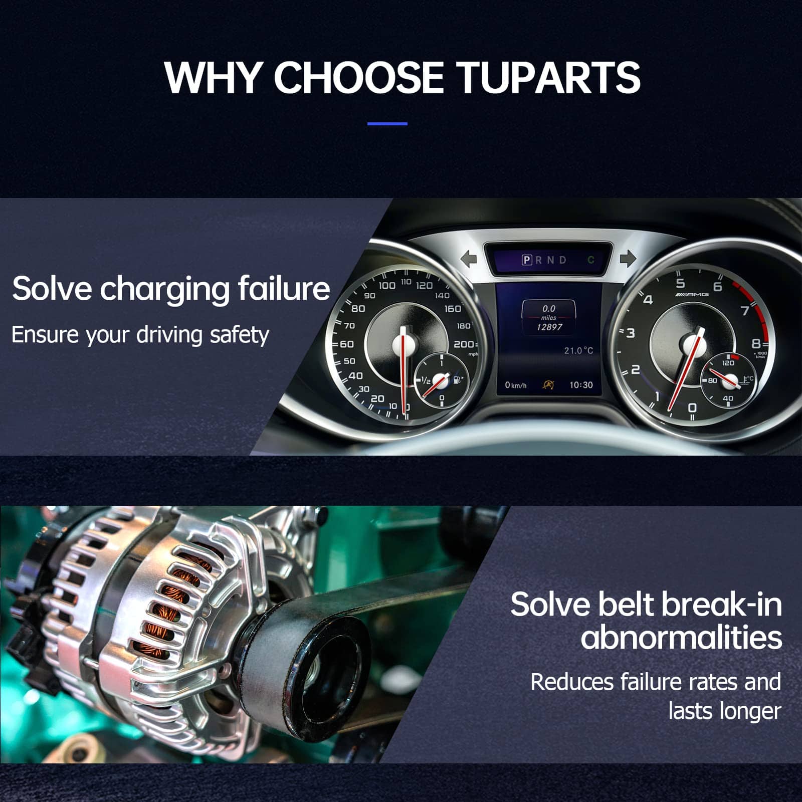 Alternador Automotriz Compatible para GM 305 350 BBC SBC de - Imagen 7