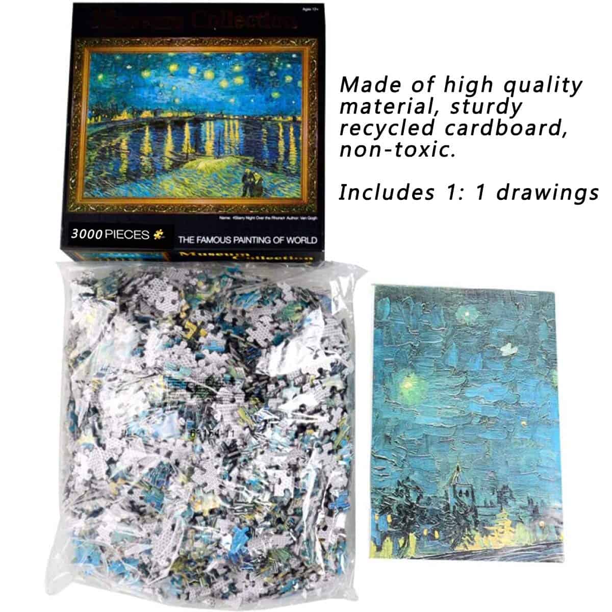 Rompecabezas de 3000 Piezas para - Van Gogh - Imagen 6