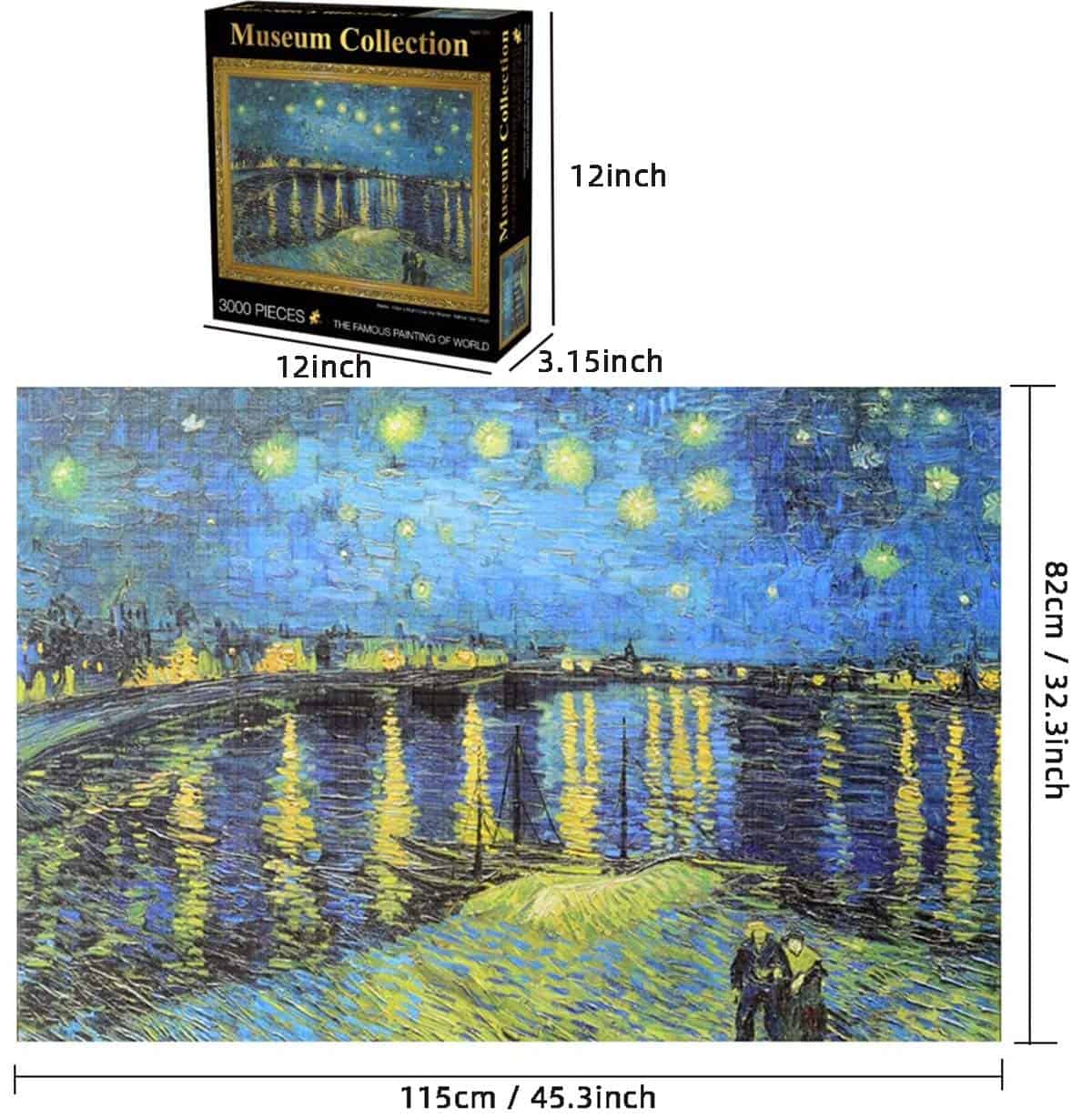 Rompecabezas de 3000 Piezas para - Van Gogh - Imagen 3