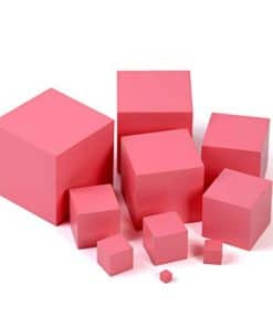 DANNI Torre Rosa de Juguete Educativo Montessori para Niños