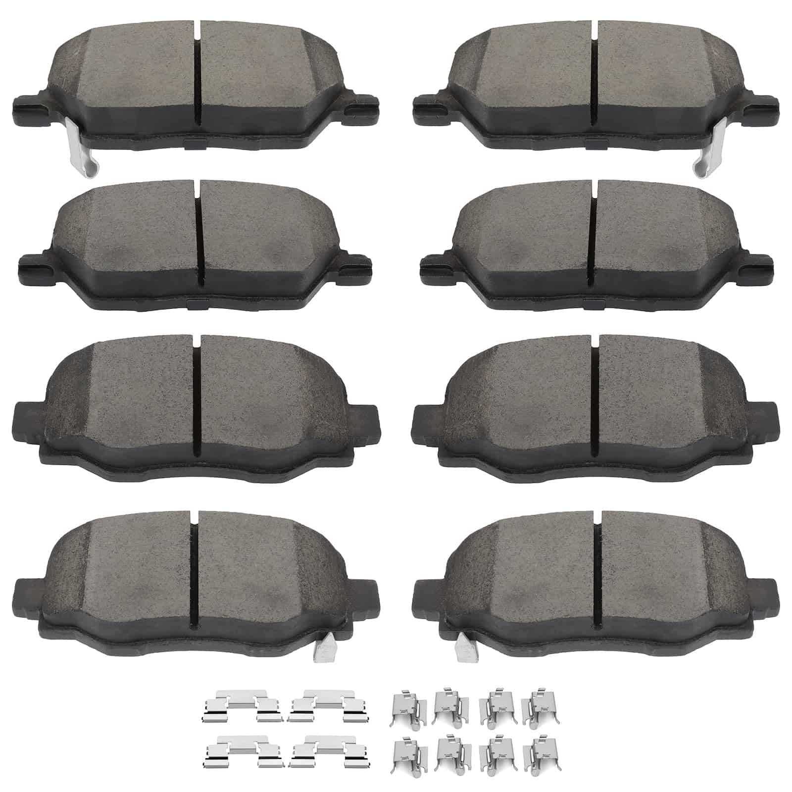 Juegos de Pastillas de Freno de Cerámica, SCITOO 8 Juegos