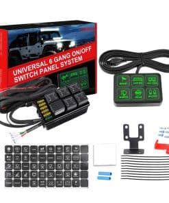 Panel de Interruptores de 6 Vías, Sistema de Relé