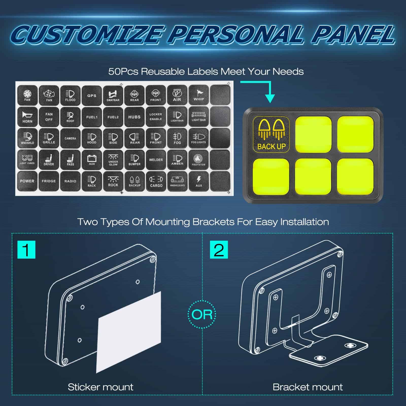 Panel de Interruptores de 6 Vías, Sistema de Relé - Imagen 6