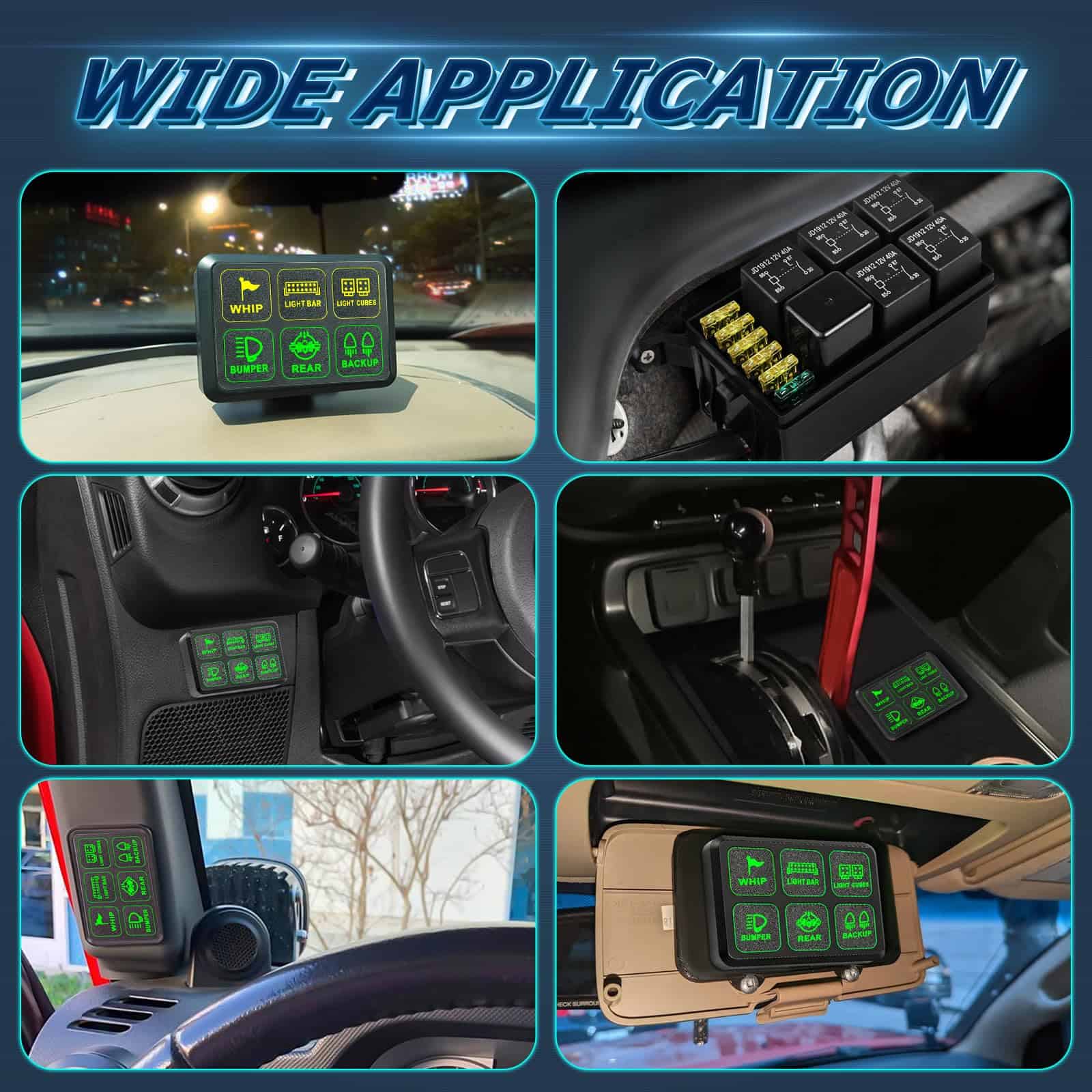 Panel de Interruptores de 6 Vías, Sistema de Relé - Imagen 7