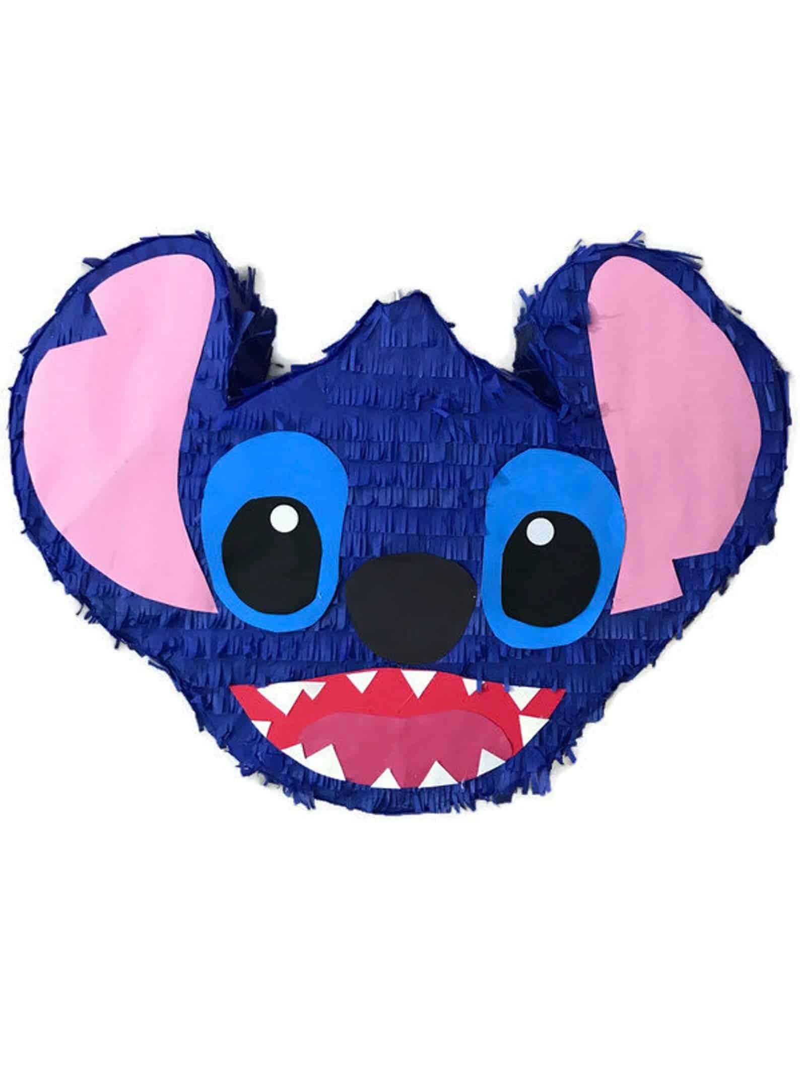 Piñata de Stitch hecha a mano