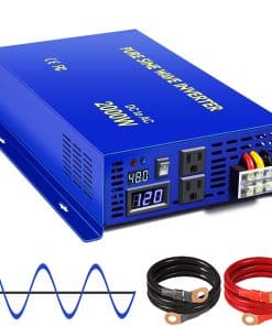 Inversor de Onda Sinusoidal Pura XYZ INVT de 2000 vatios