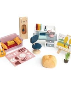 Tender Leaf Toys - Muebles de Estudio de Casa de Muñecas -