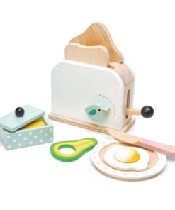 Tender Leaf Toys - Set de Tostadora de Desayuno Mini Chef -