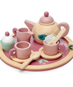 Juego de té Birdie Tender Leaf Toys - Tetera realista,