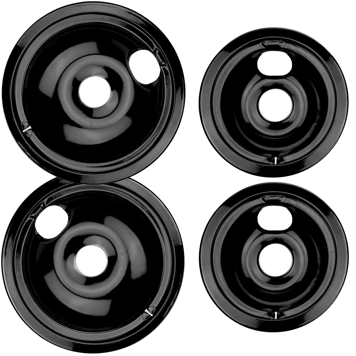 Juego de 2 quemadores grandes de 8'' WB31M20 y 2 pequeños