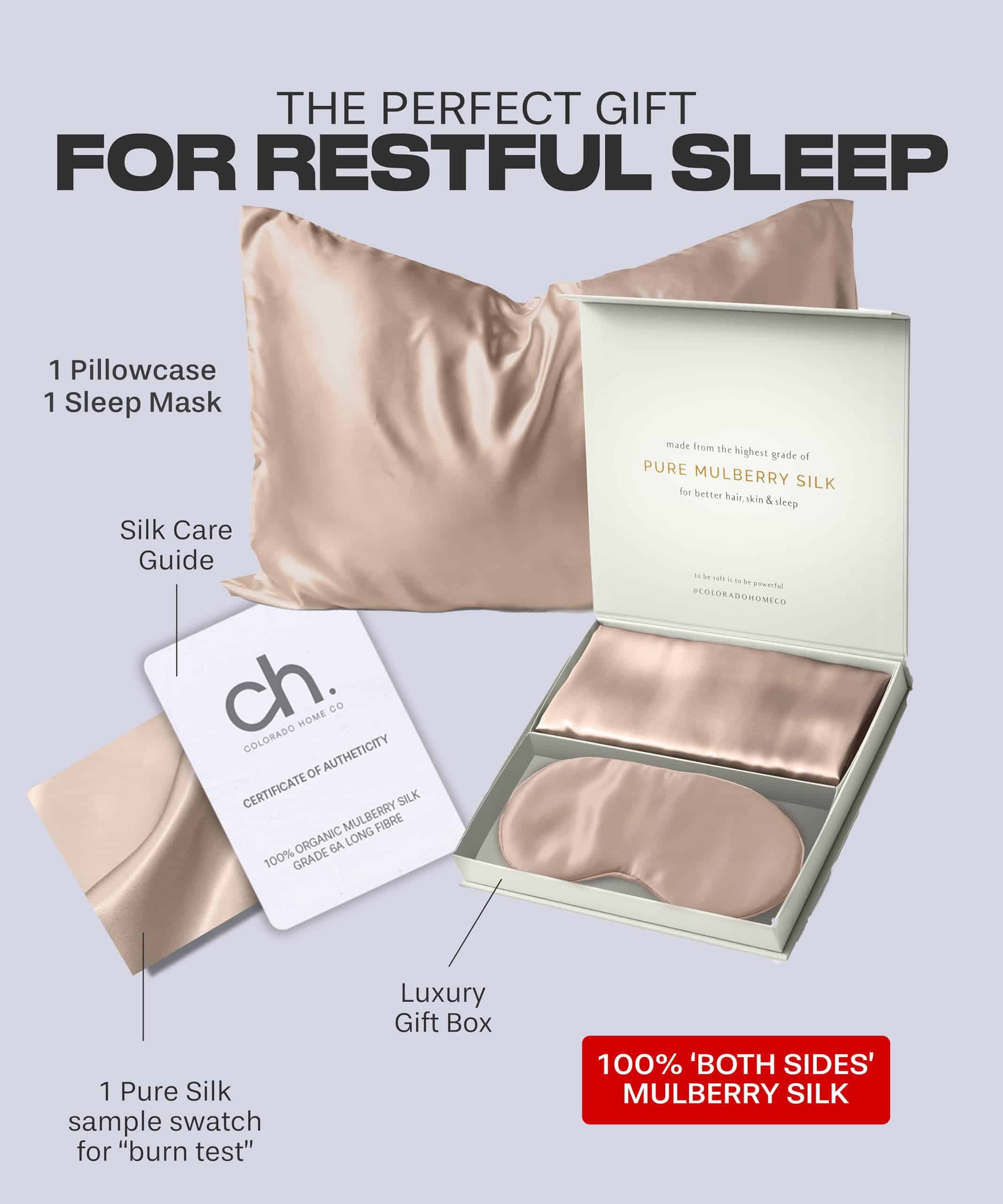 Funda de Almohada de Seda para Cabello y Piel de Colorado - Imagen 3