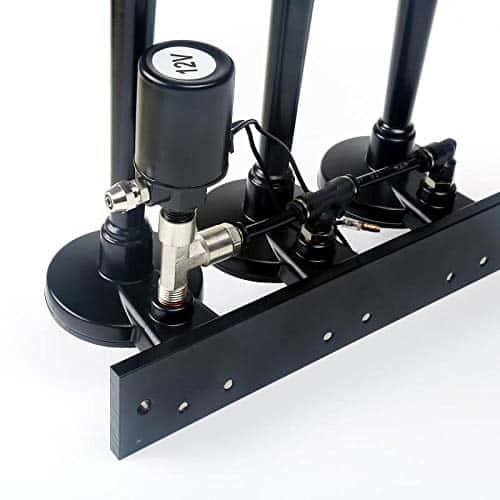 Claxon de Coche Negro de Tres Tubos Control Solenoide de - Imagen 6