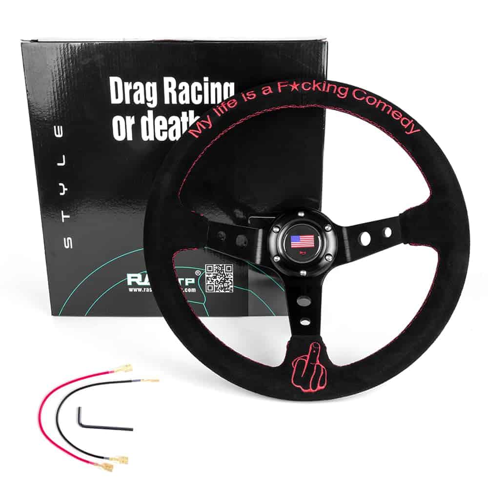Volante de Carreras Universal RASTP 13.6”/345mm 6 Agujeros - Imagen 7