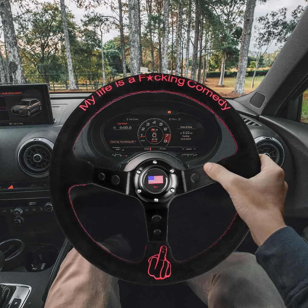 Volante de Carreras Universal RASTP 13.6”/345mm 6 Agujeros - Imagen 8