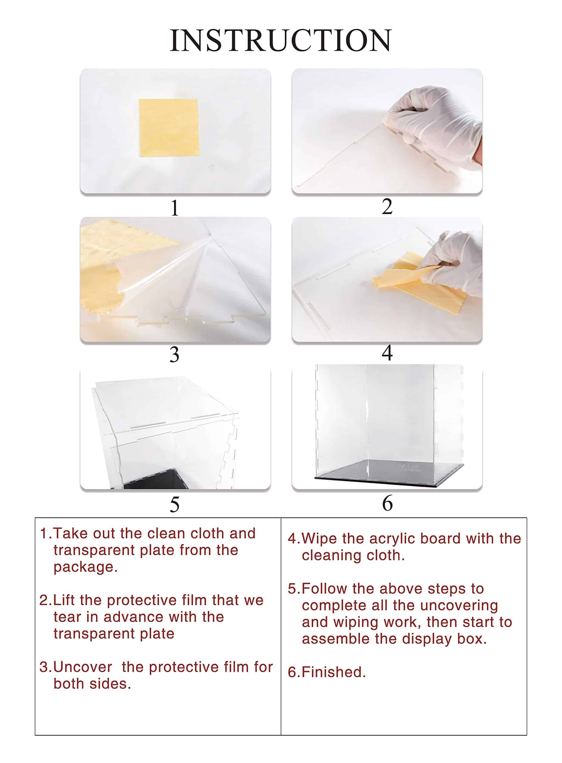 Estuche de Exhibición de Acrílico Transparente- Caja de - Imagen 4