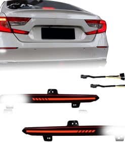 PGTOPONE Luz de Niebla Trasera con Lente Ahumada Reflector