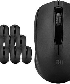 Rii 10-Pack Ratón Inalámbrico 1000DPI para PC, Portátil,
