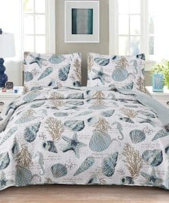 Juego de Bedspreads de Verano para Playa Jarson con Concha