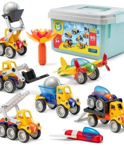 Set de Autos Magnéticos Play Brainy para Niños y Niñas -