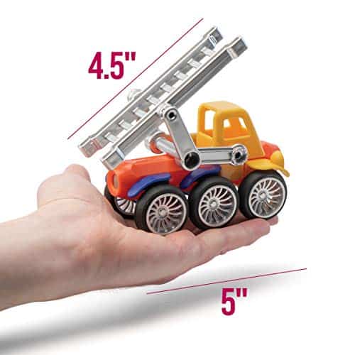 Set de Coches Magnéticos Play Brainy para Niños y Niñas - - Imagen 4