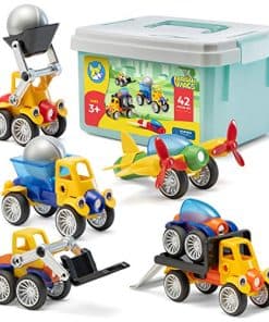 Set de Coches Magnéticos Play Brainy para Niños y Niñas -