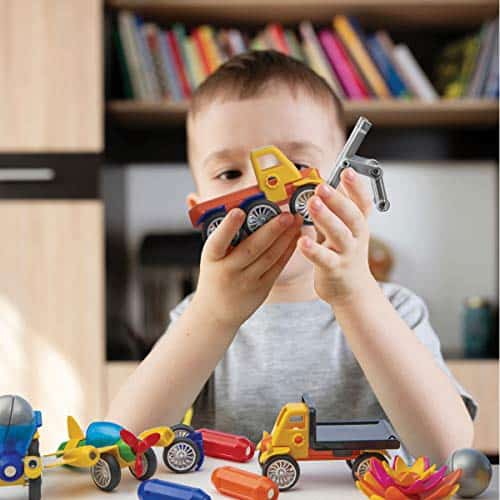 Set de Coches Magnéticos Play Brainy para Niños y Niñas - - Imagen 5