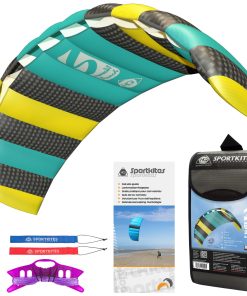 Cometa Acrobática HQ Symphony Beach III 2.2, Aqua, Cometa