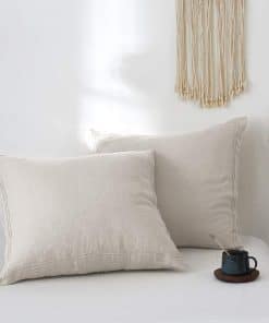 Funda de Almohada Euro Simple&Opulence 100% Lino Francés