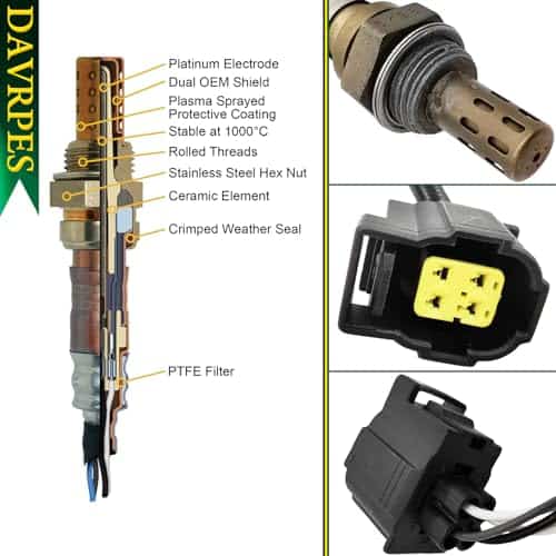 DAVRPES 4Pcs 23159 SG1849 234-4587 15510 Sensor de oxígeno - Imagen 6