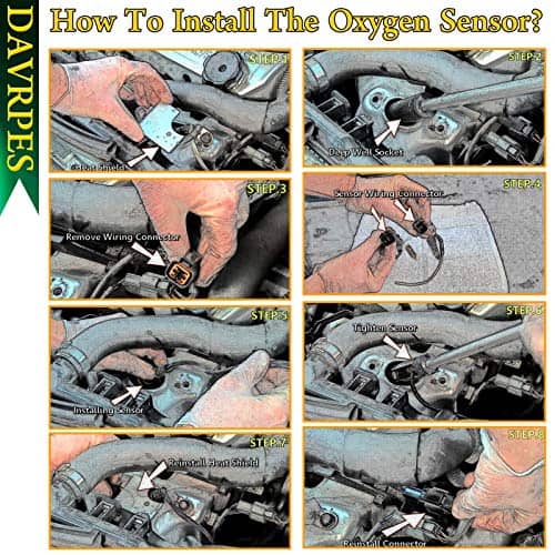 Sensor de oxígeno upstream DAVRPES 234-5166 0258027083 5 - Imagen 7