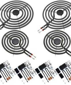 Juego de 4 quemadores de superficie para estufa eléctrica