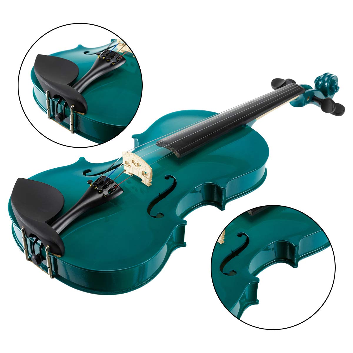 Violín Acústico ARTALL 4/4 Hecho a Mano para Principiantes - Imagen 5