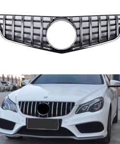 Parrilla Delantera GT R Plateada para Mercedes-Benz