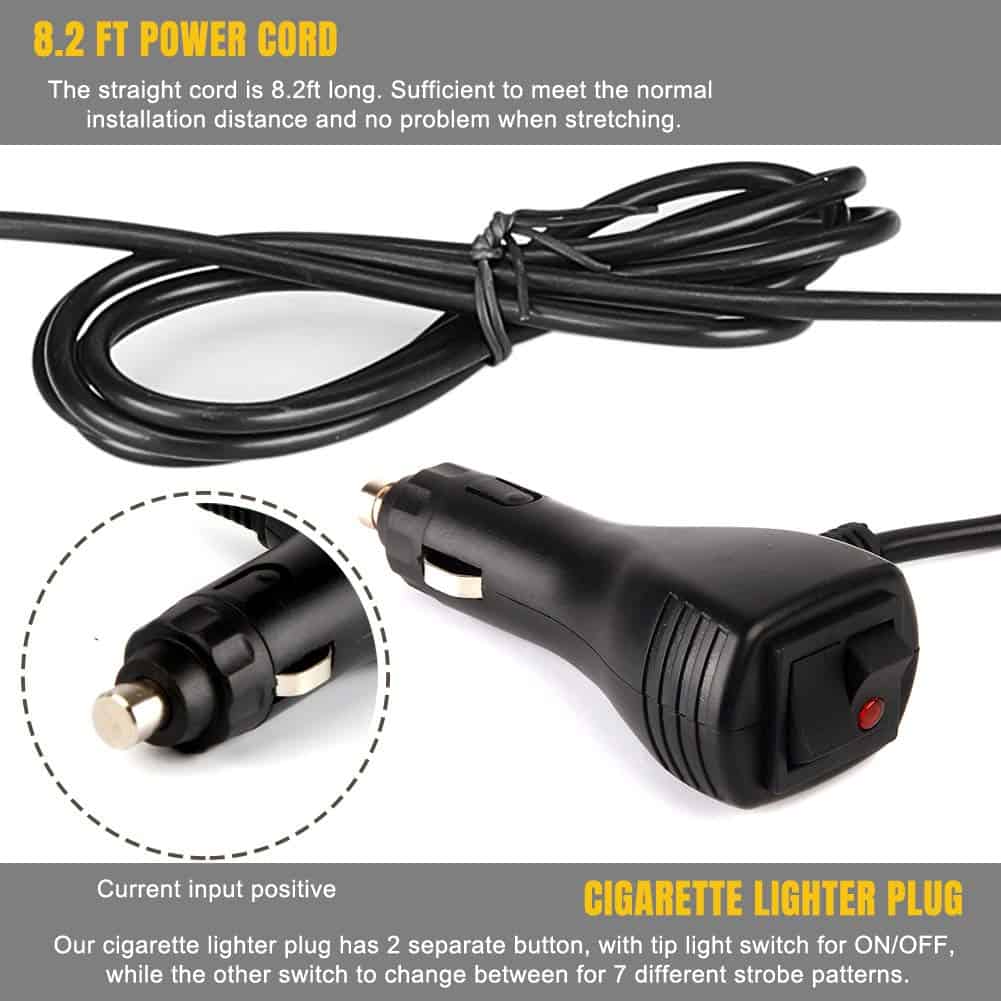 Barra de luces de emergencia estroboscópica LED de 48" 102W - Imagen 9