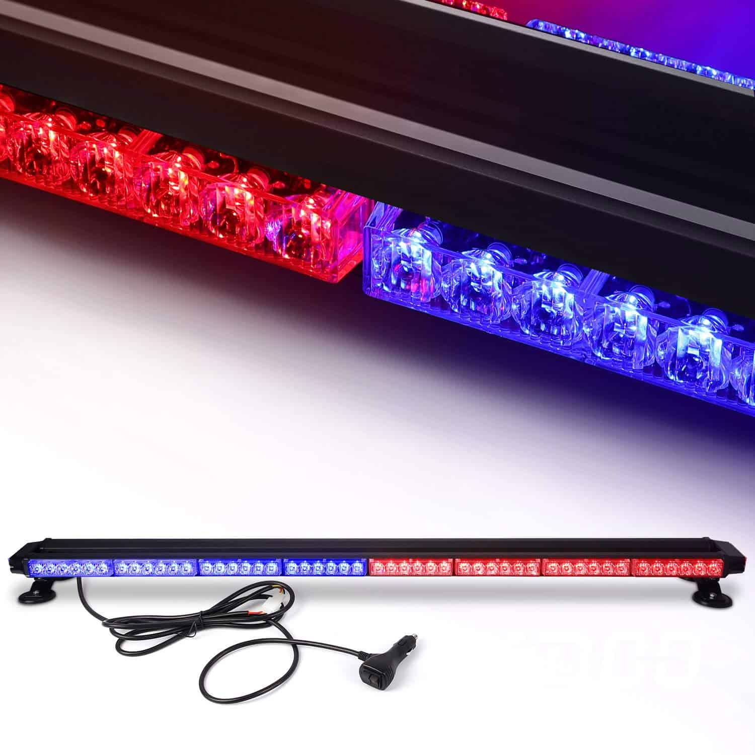 Barra de luces de emergencia estroboscópica LED de 48" 102W