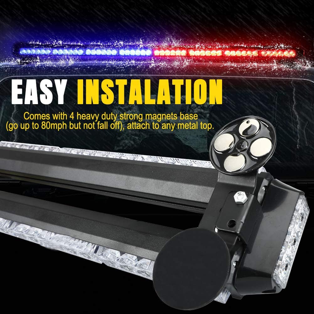 Barra de luces de emergencia estroboscópica LED de 48" 102W - Imagen 6