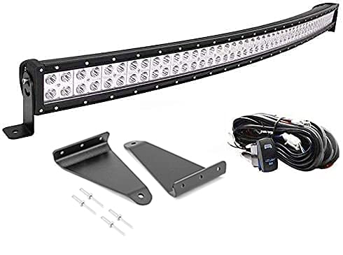 Barra de Luz Curva LED de 52 pulgadas 300W & Soportes de