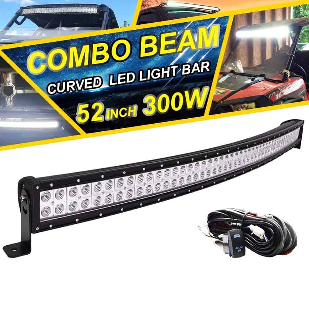 Barra de Luz Curva LED de 52 pulgadas 300W & Soportes de - Imagen 4