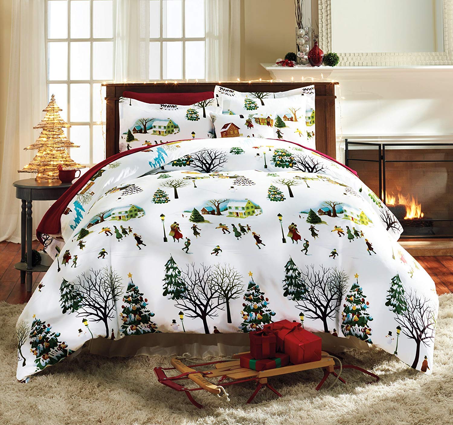 Set de Ropa de Cama de Duvet con Estampado Navideño Bits - Imagen 3