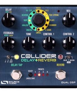 Pedal de Efectos de Reverb y Delay Estéreo Source Audio