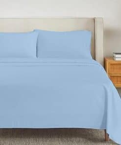 Juego de Sábanas de 4 Piezas de Alta Gama de Algodón Full,