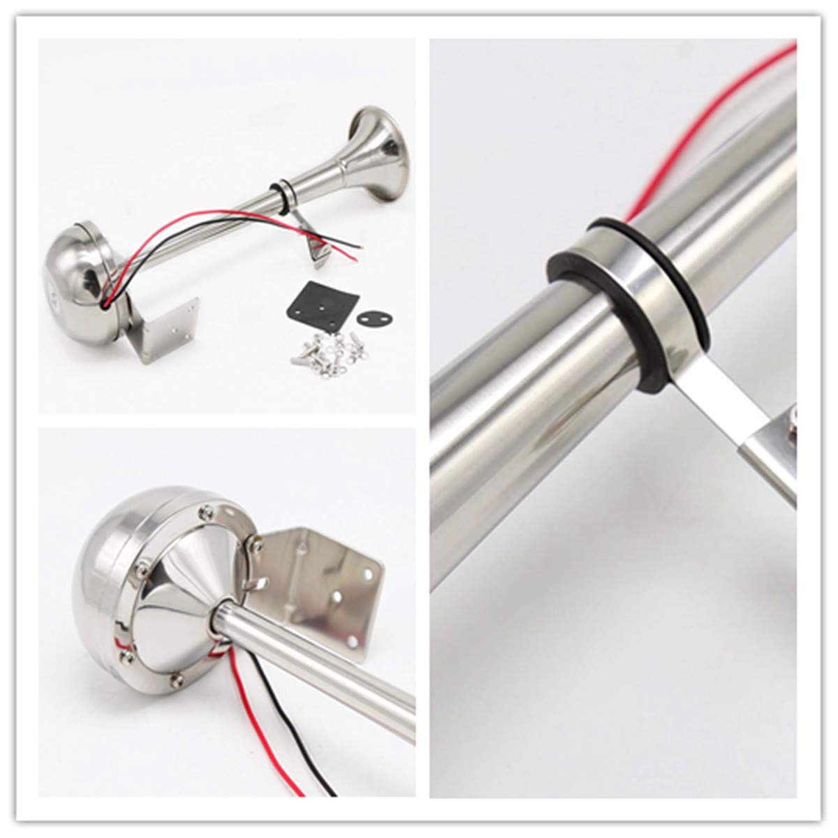 Claxon eléctrico para automóvil Viping 12V 165DB de acero - Imagen 8