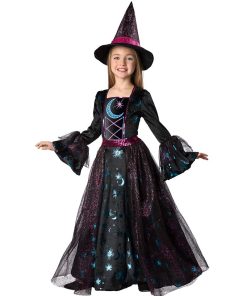 Disfraz de Bruja de la Luna Deluxe con Luces para Niñas de