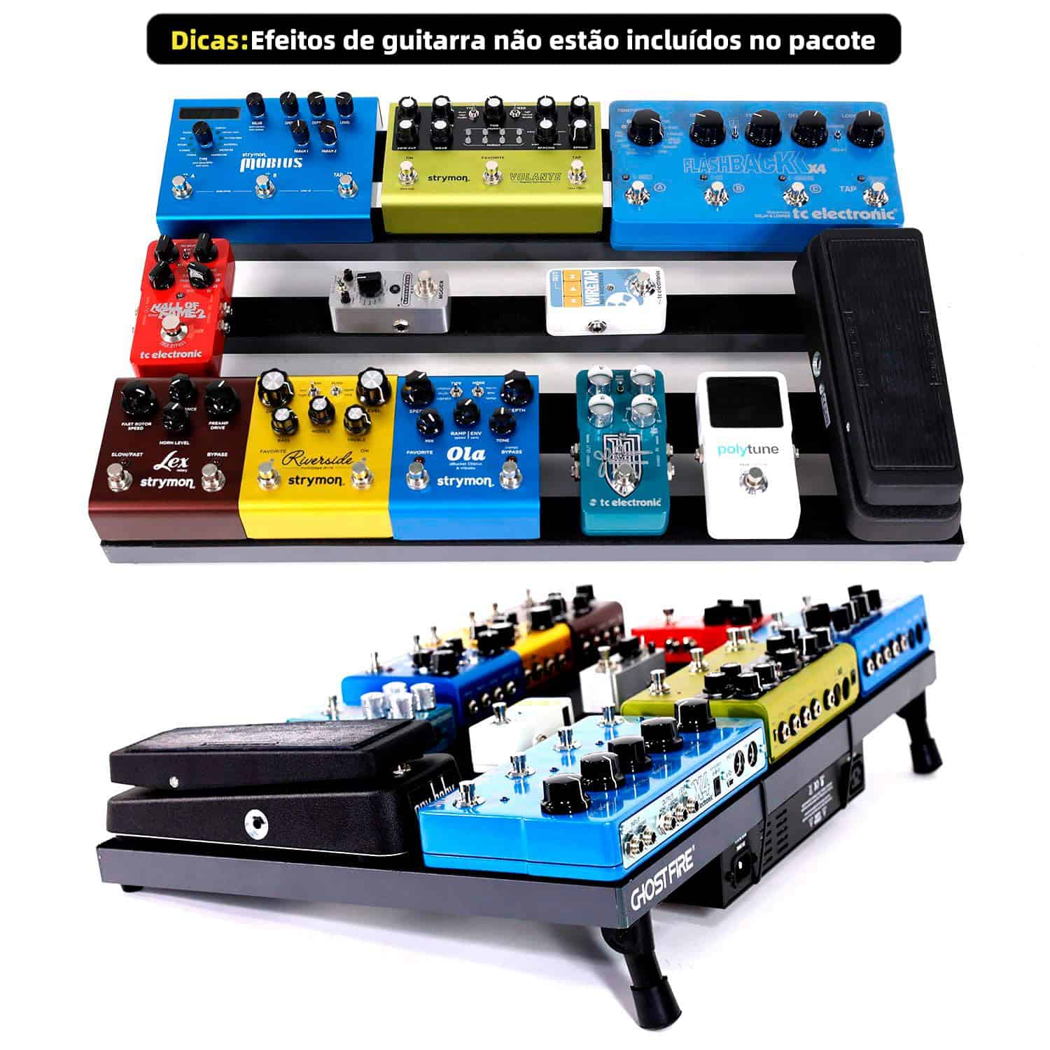 Tablero de Pedales de Efecto Ghost Fire de Aleación de - Imagen 4