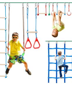 Perantlb Ninja Warrior Obstacle Course for Kids - Ninja