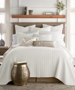 Juego de Edredón Levtex Home - Mills Waffle - -Crema