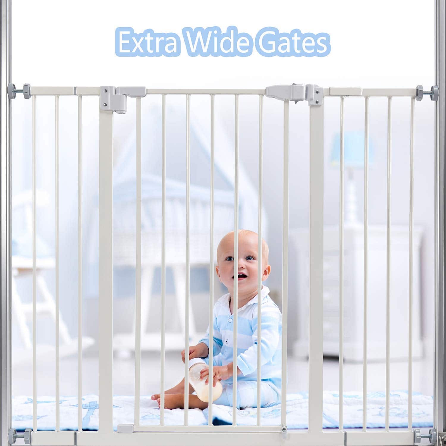 Barandilla de seguridad para bebé extra alta de 36", - Imagen 6