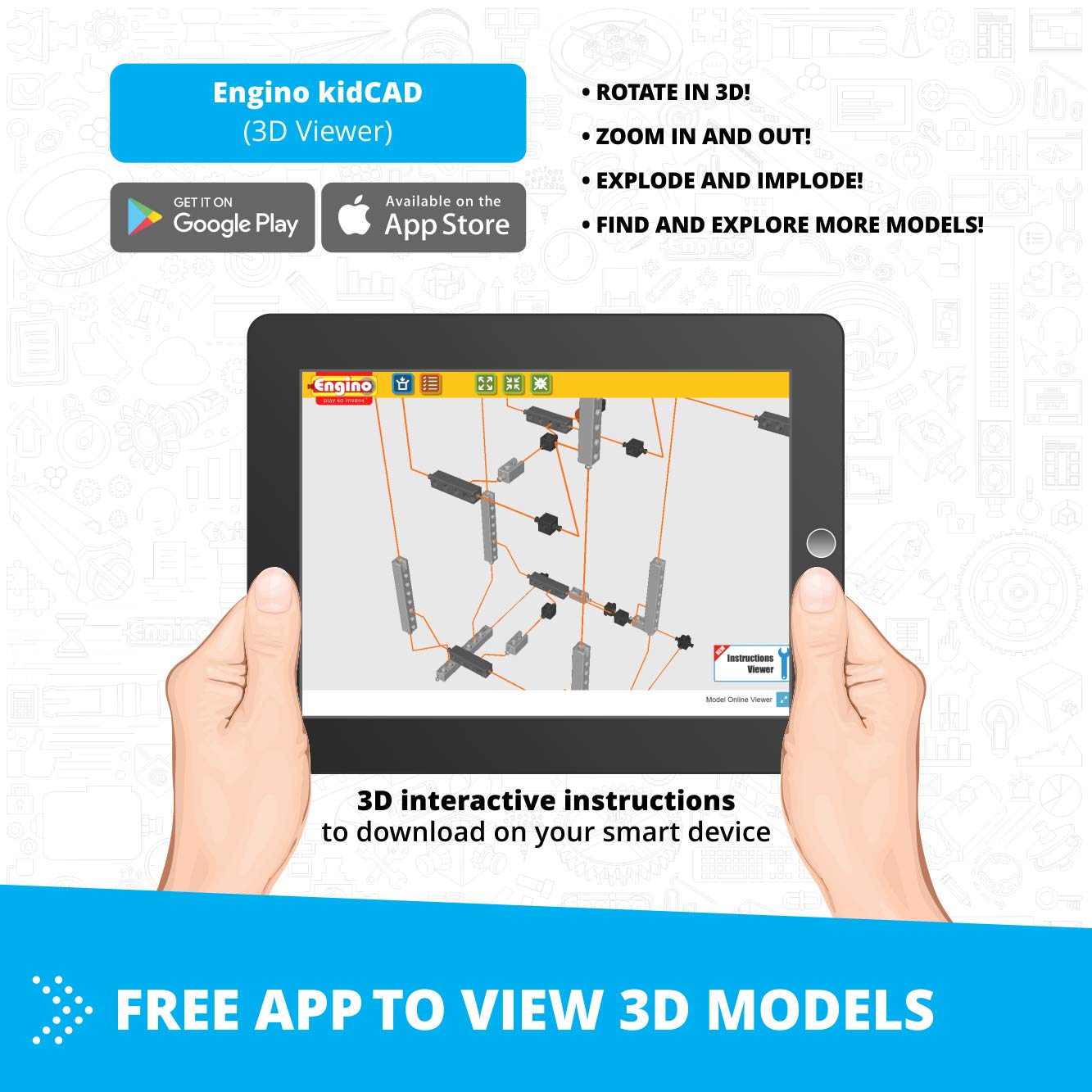 Engino Toys Creative Engineering STEM Maker Master 40-Model - Imagen 8