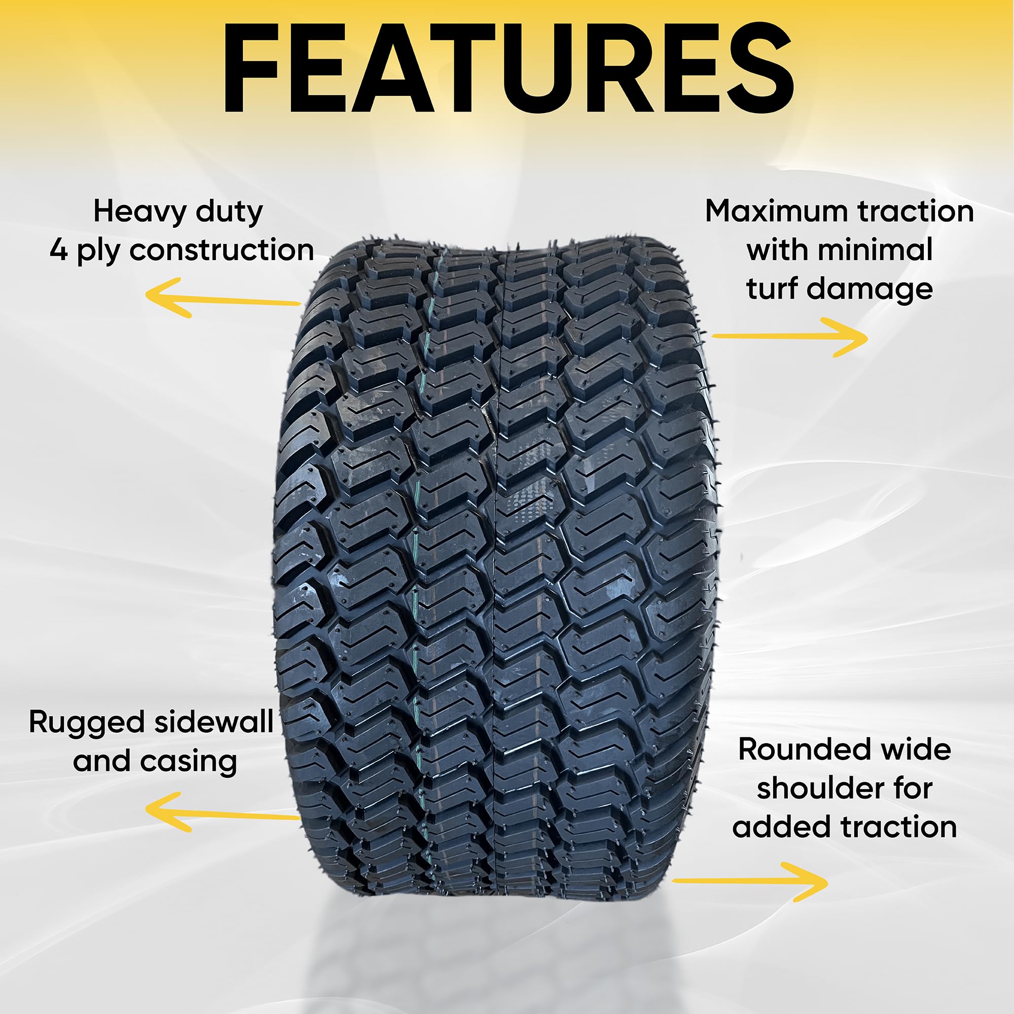 Paquete de Dos Llantas para Césped Hornet (18x8.50-8) - Imagen 7