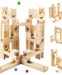 Juego de Construcción de Madera para Niños de 4 a 8 Años,